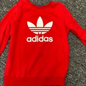Red Adidas Sweatshirt